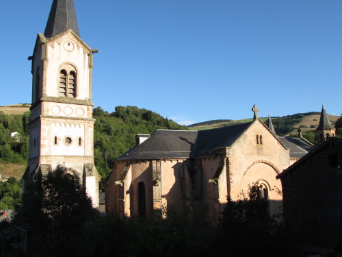 Église de Saint-Sever, façade ouest, zoom