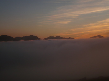 Crête au dessus du brouillard aux  environs du col Soudet 1540 m #5