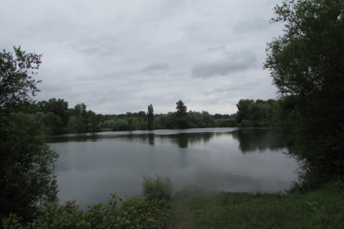 Lac Bésingrand temps gris