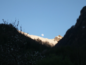Val Chiaramasco au clair de Lune