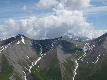 Vue sur Faraut depuis Mont Cervet