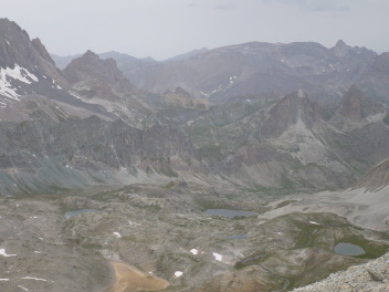 Lacs depuis le Monte Maniglia, 3177 m