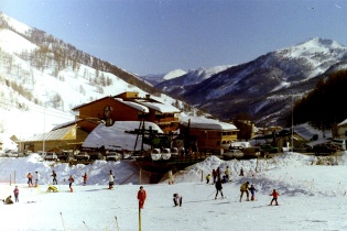 Station de La Foux d’Allos en mars 1986