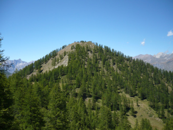 Mont Gros depuis la montée vers Soleglio Bue